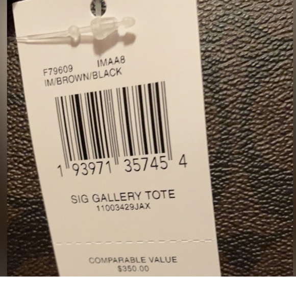 Coach signature tote bag brown/Black 1 93971 35745 4 - Picture 4 of 10